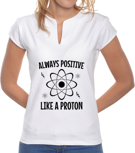 Image of always positive like a proton
