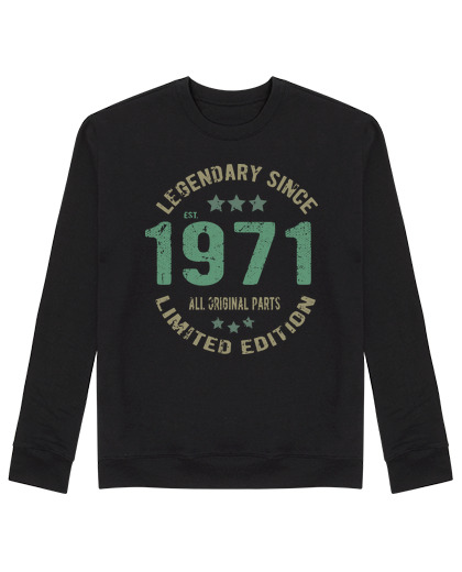 Sweat Unisexe 1971 vintage anniversaire