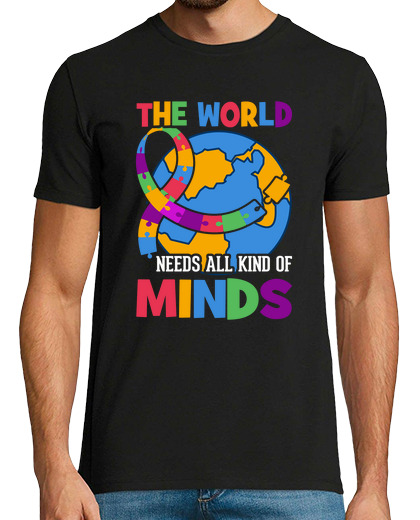 Image of all kinds of minds autism design