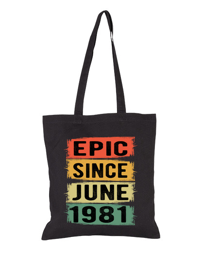 Bolsa cumpleaños nacido en junio de 1981 laTostadora