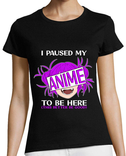Image of i paused my anime to be here