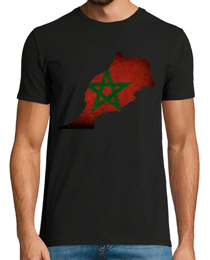 Image of morocco map flag
