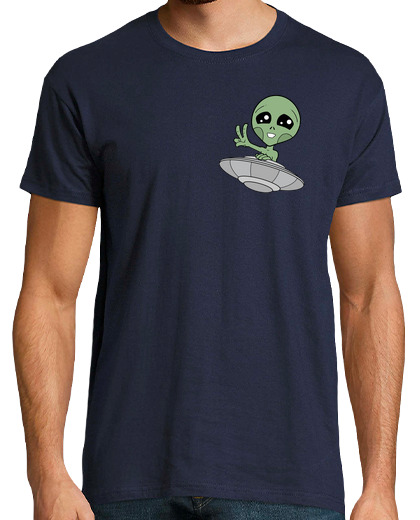Image of alien de la v - side t shirt