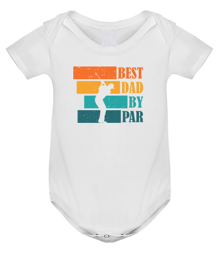 Body neonato Best Dad by Par Papa Playing Golf