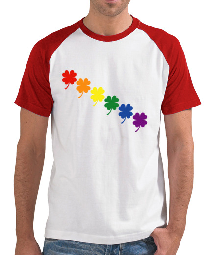 Image of four leaf clover lgbt