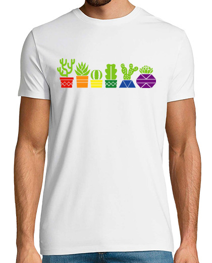 Image of cactus colors lgbt pride