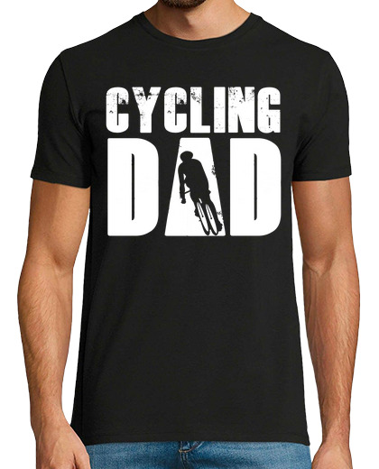 Image of bicycle cycling dad cyclist retro