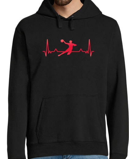 Image of handball heartbeat funny gift