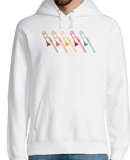 Sweat-shirt À Capuche Pour Homme trombone