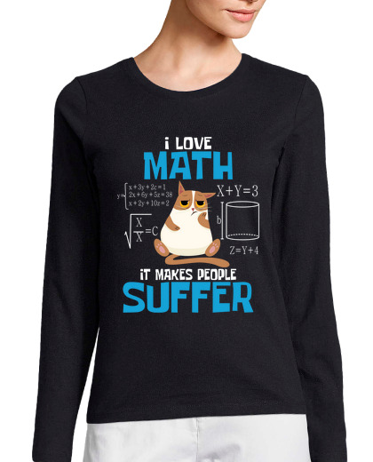 Image of i love math it makes people suffer