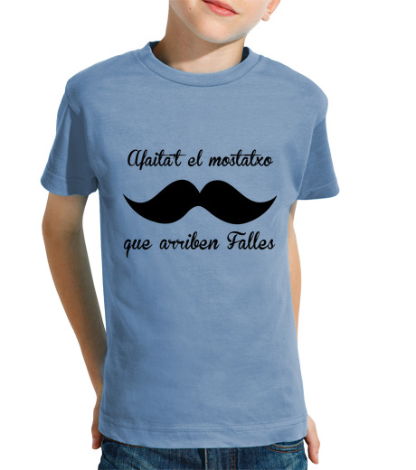 T-shirt bambino manica corta xiquets mostatxo