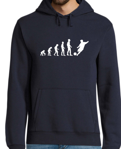 Sweat-shirt À Capuche Pour Homme evolution foot humour football homme