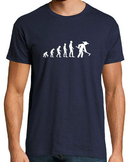 Image of evolution farmer agricultural humor
