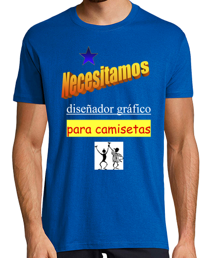 Image of graphic designer for shirt setas