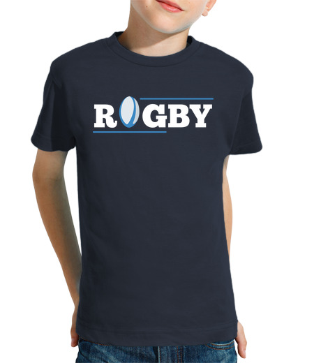 T-shirt bambino manica corta Rugby