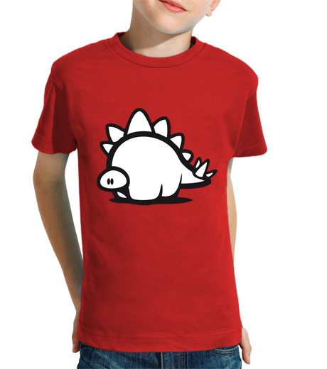 T-shirt bambino manica corta tuojiangosaurio