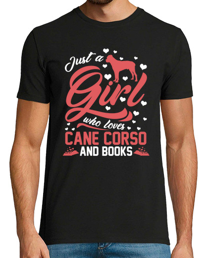 Image of just girl who loves cane corso and