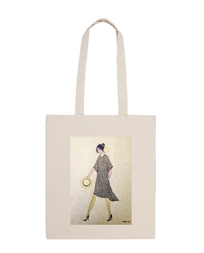 Image of 4 cloth bag, natural color
