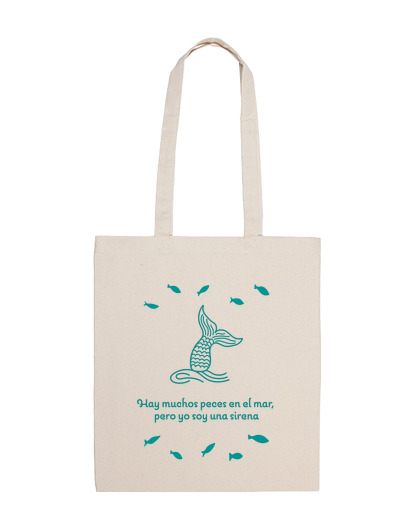 Image of cloth bag, mermaid tail