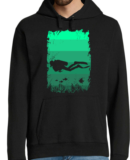 Image of diving vintage scuba diver apparel dive