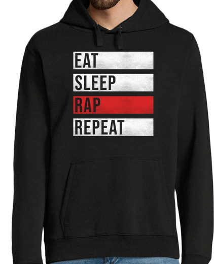 Sweat-shirt À Capuche Pour Homme rap rappeur hip hop old school