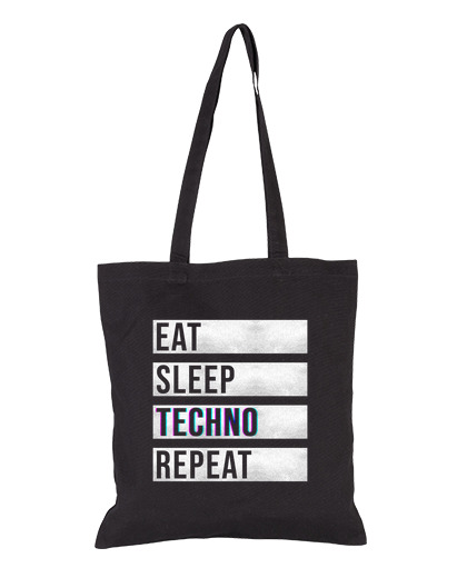 Image of techno music electro river