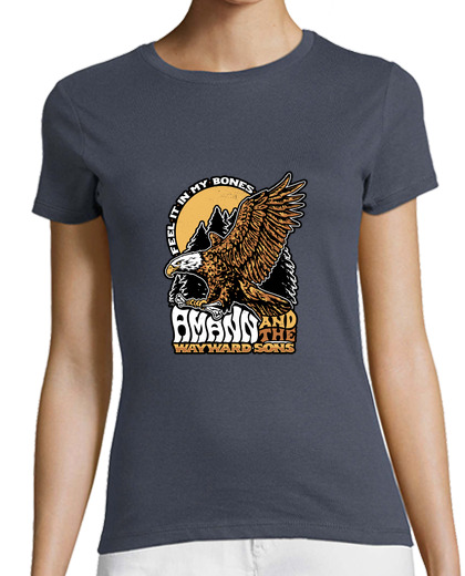 Image of matt sabath feel it in my bones design, woman, manga , mouse gray, organic cotton