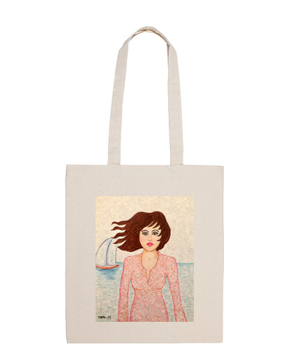 Image of 9 cloth bag, natural color