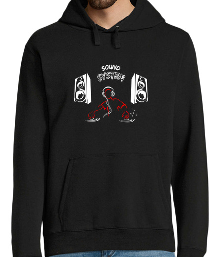 Sweat-shirt À Capuche Pour Homme Dj