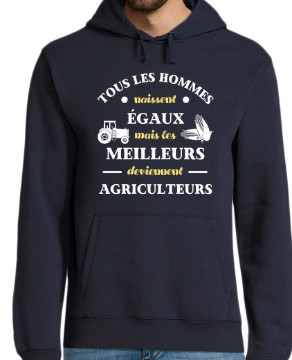 Sweat-shirt À Capuche Pour Homme hommes agriculteur humour agricole