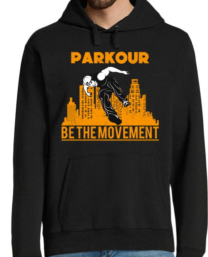 Sweat-shirt À Capuche Pour Homme frais de parkour en cours d39exécution