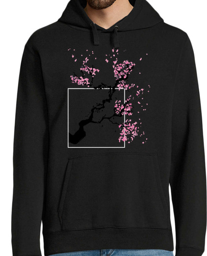 Sweat-shirt À Capuche Pour Homme fleur de cerisier japonais sakura