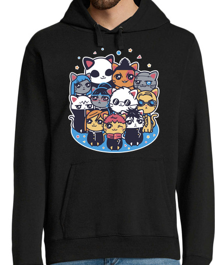 Sweat-shirt À Capuche Pour Homme jujutsu cat-isen