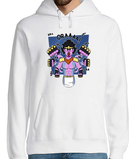 Sweat-shirt À Capuche Pour Homme star platine jojos aventure bizarre