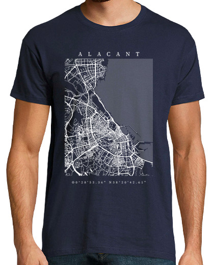 Image of alacant samarreta valencian map
