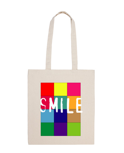 Image of cotton bag smile