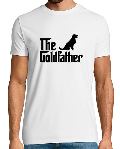 Image of the golden retriever father dog lover