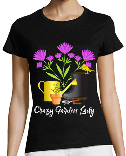 Image of garden gardener watering flowers plants