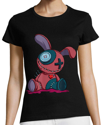 Image of gothic pastel teddy bear creepy voodoo