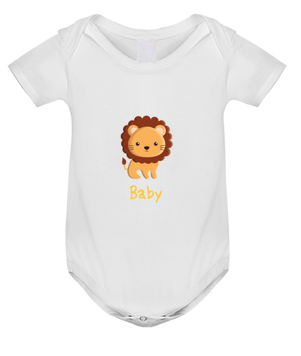 Body neonato body bambino, leone