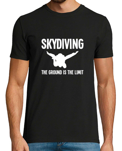 Image of funny skydiver skydiving basejumper paragliding