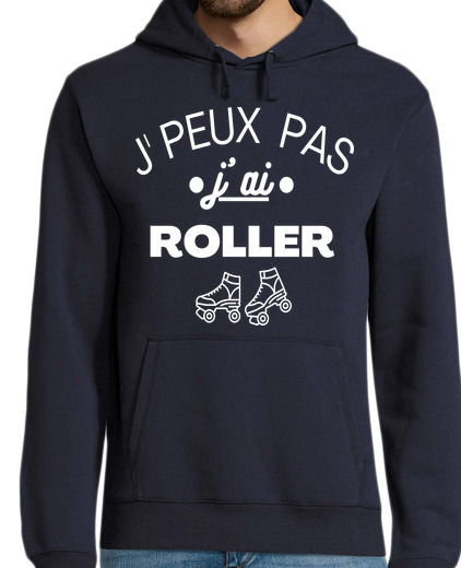 Sweat-shirt À Capuche Pour Homme j peux pas j ai roller cadeau roller