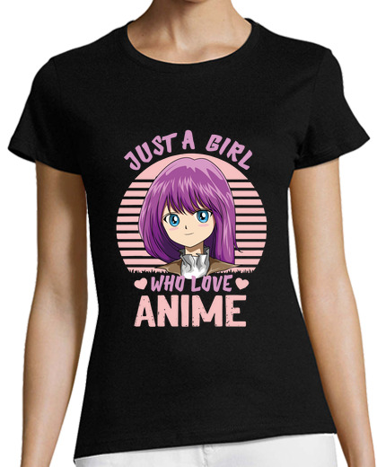 Image of just a girl who love anime manga lover humor