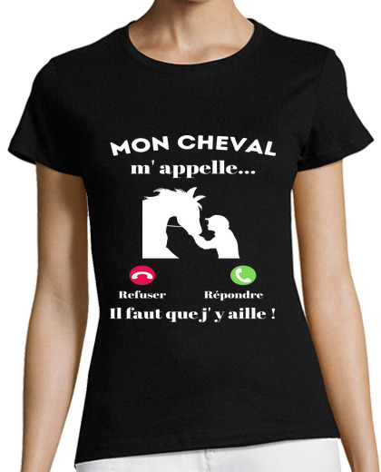 Image of horse my horse calls me humor gift