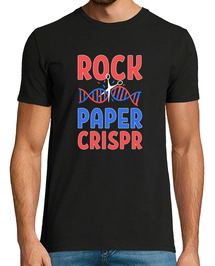 Image of rock paper crispr graffiti gene editing dna gift