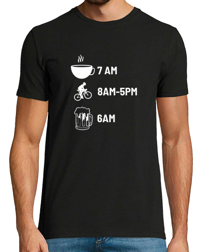Image of cycling schedule bicycle cyclist beer coffee gift