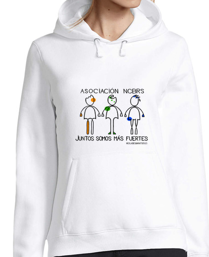 Image of women's black letters hoodie
