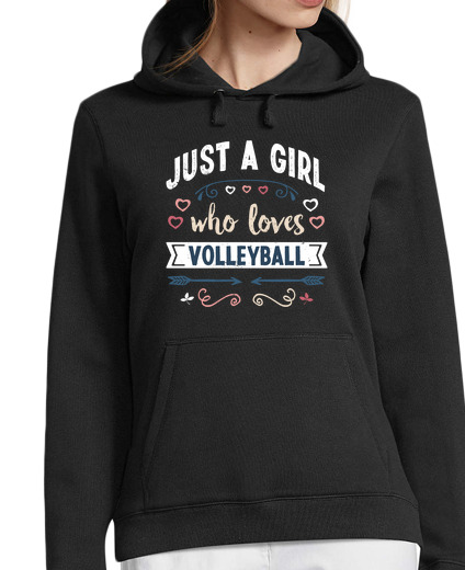 Image of just a girl who loves volleyball funny