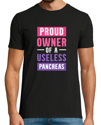 Image of proud owner useless pancreas diabetics awareness
