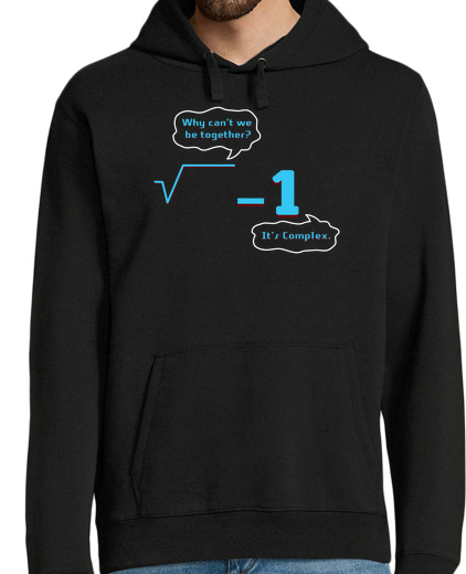 Sweat-shirt À Capuche Pour Homme ses nombres complexes maths humour jeux